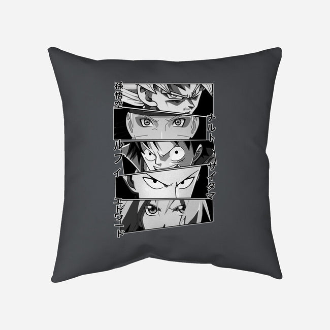 Anime Heroes-none removable cover w insert throw pillow-meca artwork