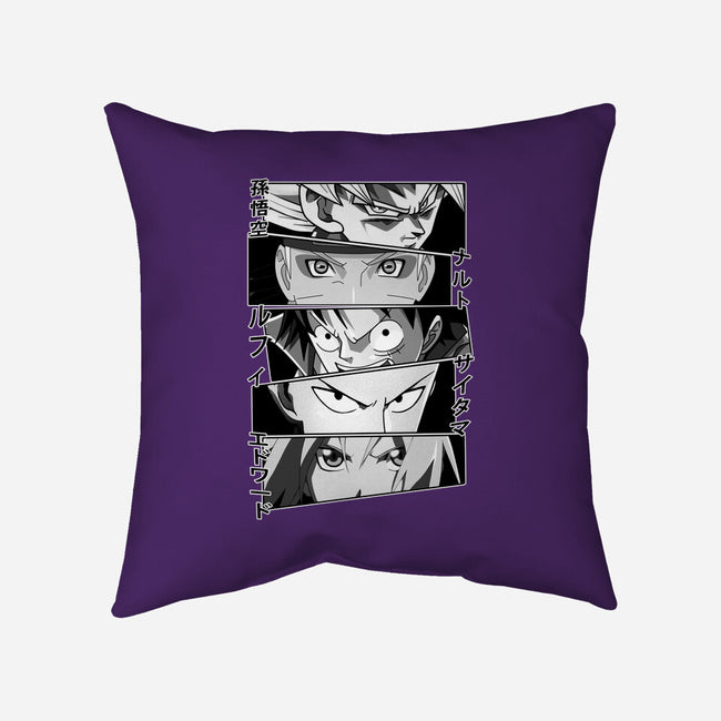 Anime Heroes-none removable cover w insert throw pillow-meca artwork