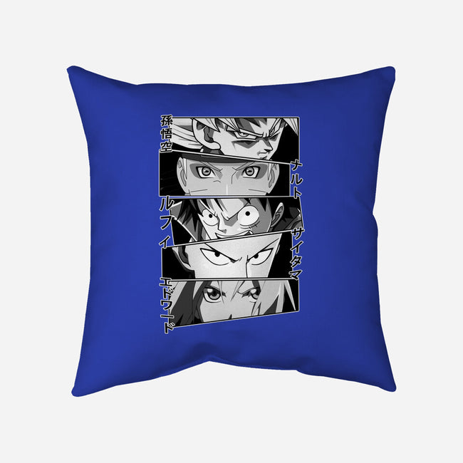 Anime Heroes-none removable cover w insert throw pillow-meca artwork