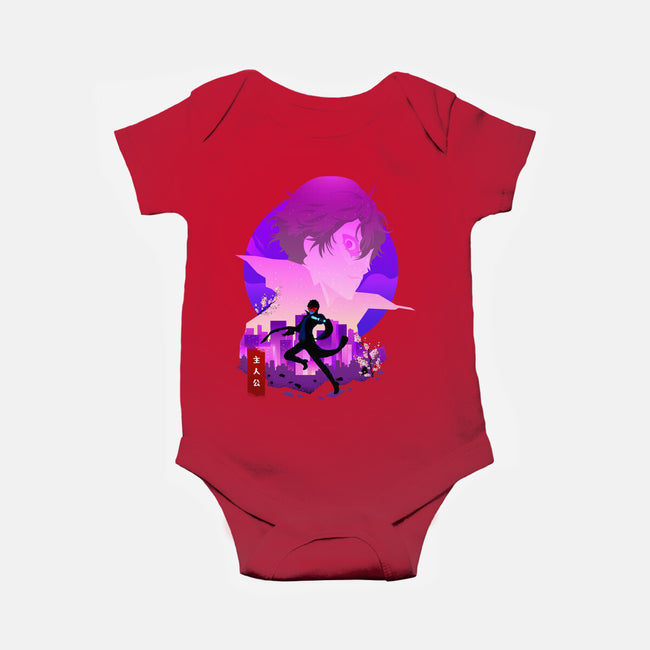 The Phantom Protagonist-baby basic onesie-bellahoang