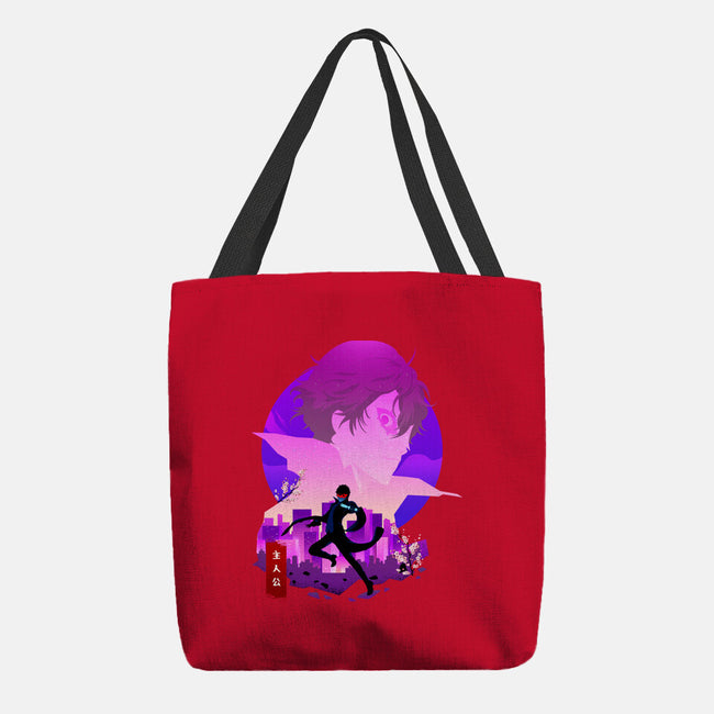 The Phantom Protagonist-none basic tote bag-bellahoang