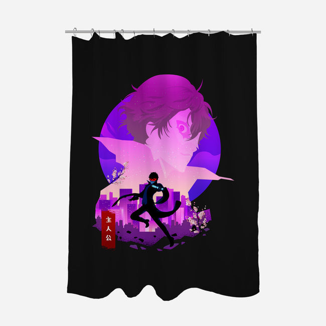 The Phantom Protagonist-none polyester shower curtain-bellahoang