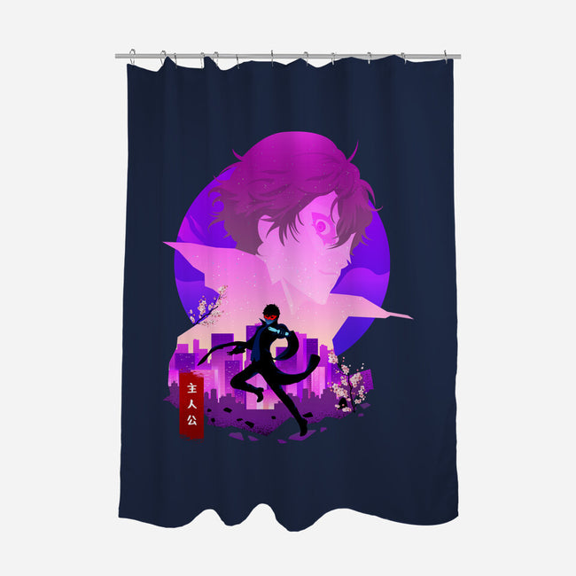 The Phantom Protagonist-none polyester shower curtain-bellahoang