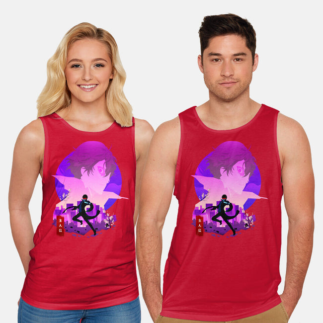 The Phantom Protagonist-unisex basic tank-bellahoang