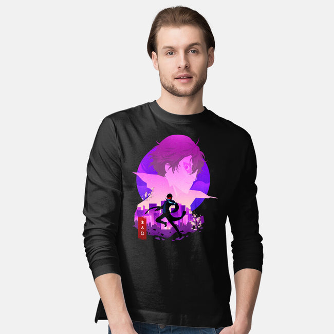 The Phantom Protagonist-mens long sleeved tee-bellahoang
