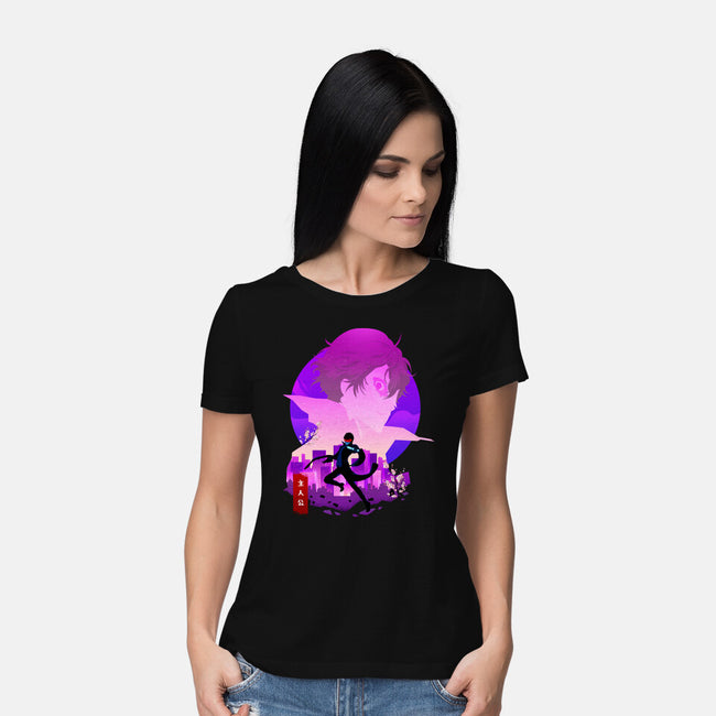 The Phantom Protagonist-womens basic tee-bellahoang
