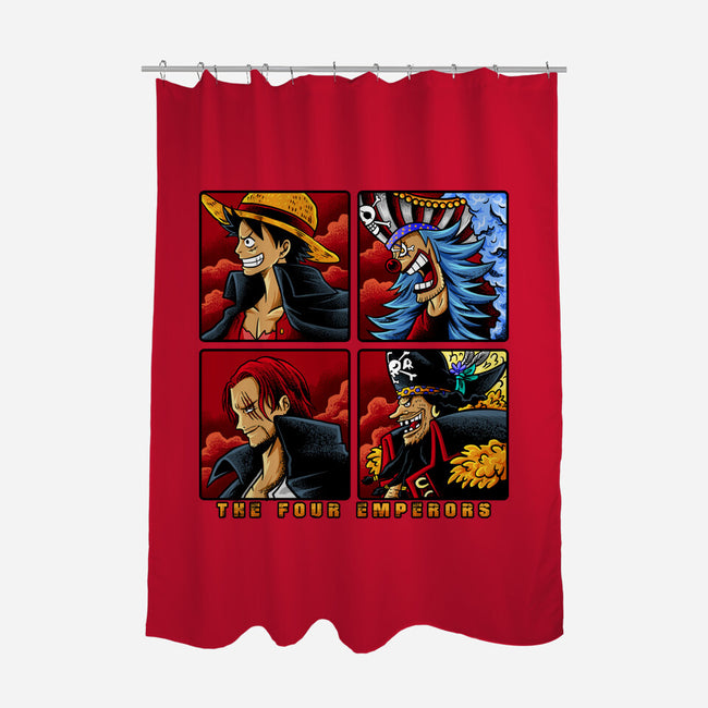 The Four Emperors-none polyester shower curtain-spoilerinc