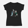The Burton Club-womens v-neck tee-jasesa