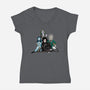 The Burton Club-womens v-neck tee-jasesa