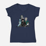 The Burton Club-womens v-neck tee-jasesa