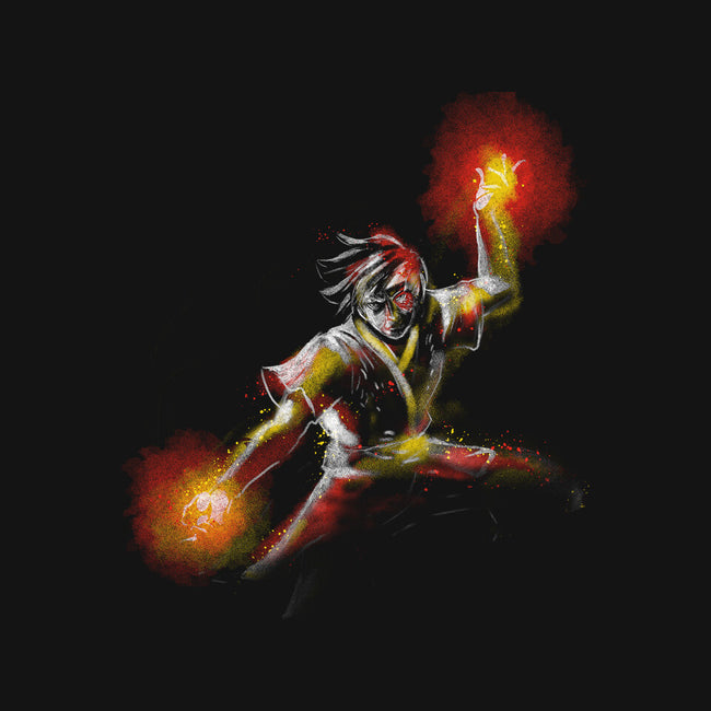 The Fire Prince-none removable cover w insert throw pillow-kharmazero