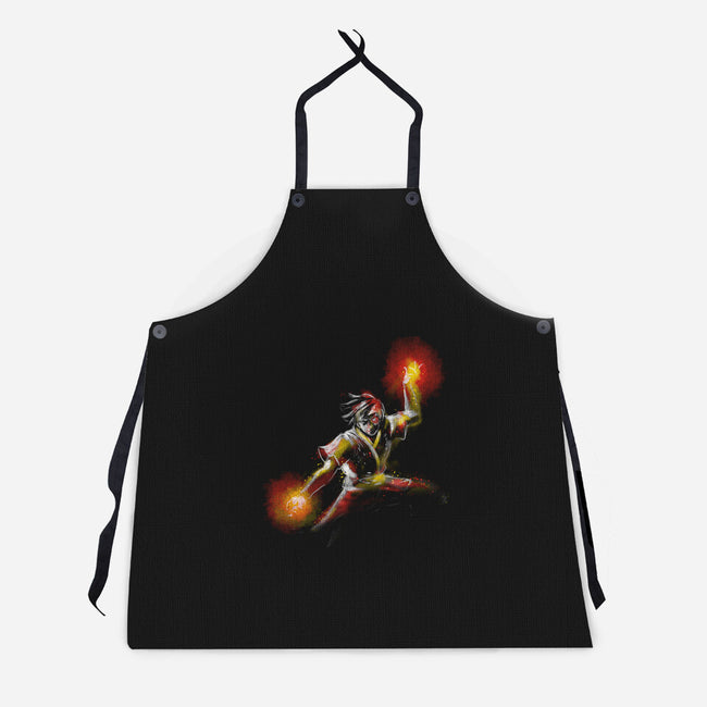 The Fire Prince-unisex kitchen apron-kharmazero