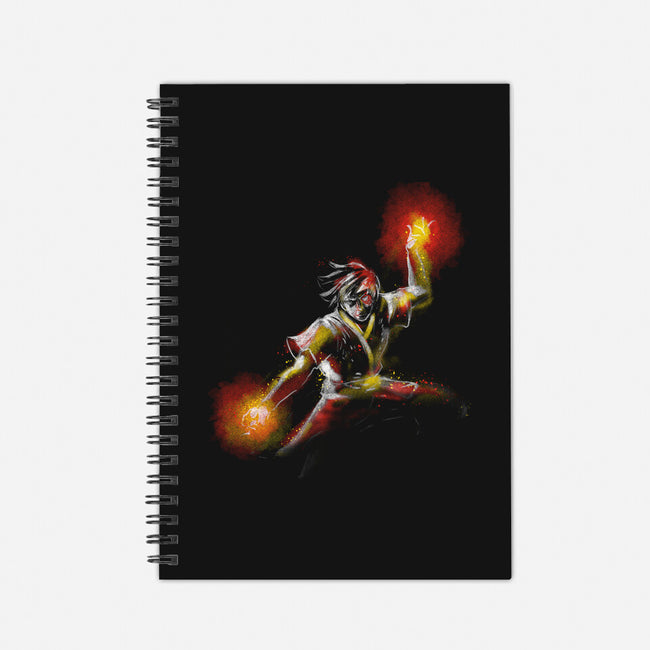 The Fire Prince-none dot grid notebook-kharmazero