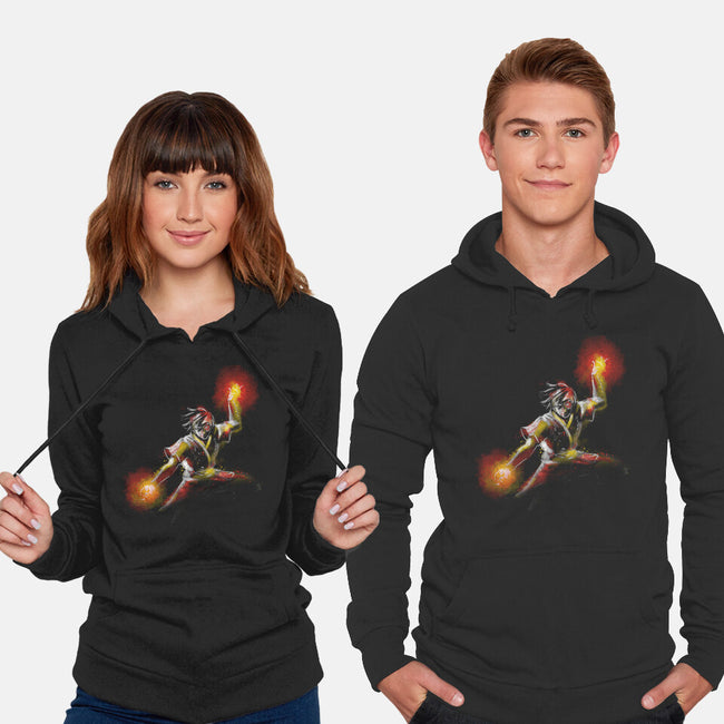The Fire Prince-unisex pullover sweatshirt-kharmazero