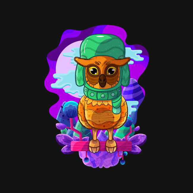 Vibrant Owl-youth crew neck sweatshirt-ChecheStyle