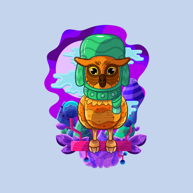 Vibrant Owl-none removable cover w insert throw pillow-ChecheStyle