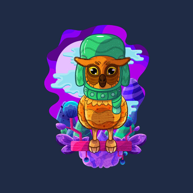 Vibrant Owl-unisex basic tee-ChecheStyle