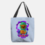 Vibrant Owl-none basic tote bag-ChecheStyle