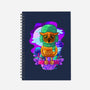 Vibrant Owl-none dot grid notebook-ChecheStyle
