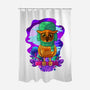 Vibrant Owl-none polyester shower curtain-ChecheStyle