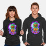 Vibrant Owl-unisex pullover sweatshirt-ChecheStyle