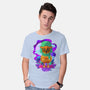 Vibrant Owl-mens basic tee-ChecheStyle