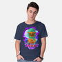 Vibrant Owl-mens basic tee-ChecheStyle