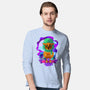 Vibrant Owl-mens long sleeved tee-ChecheStyle