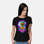 Vibrant Owl-womens basic tee-ChecheStyle