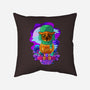 Vibrant Owl-none removable cover throw pillow-ChecheStyle