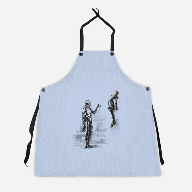 Stranger Wall-unisex kitchen apron-zascanauta