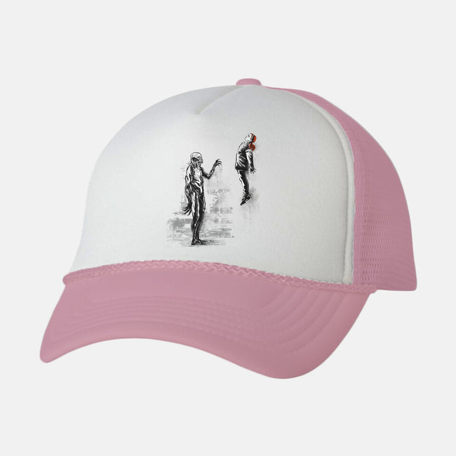 Stranger Wall-unisex trucker hat-zascanauta
