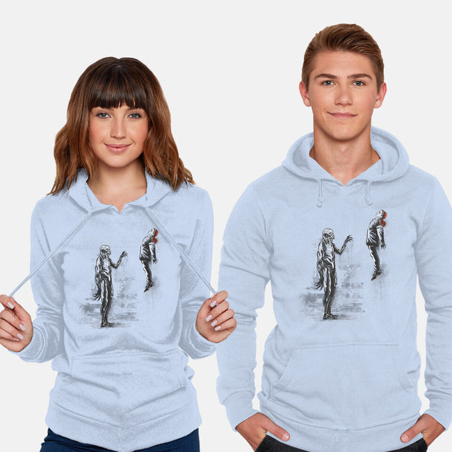 Stranger Wall-unisex pullover sweatshirt-zascanauta
