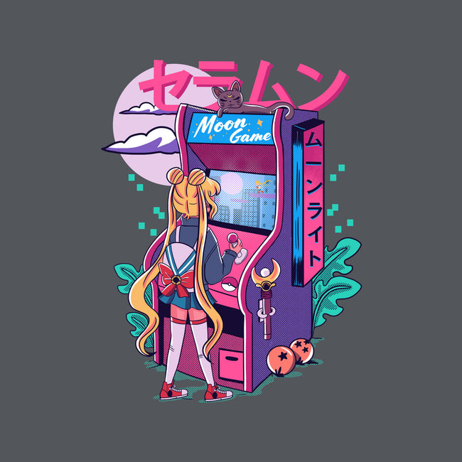 Moon Game-womens fitted tee-Conjura Geek