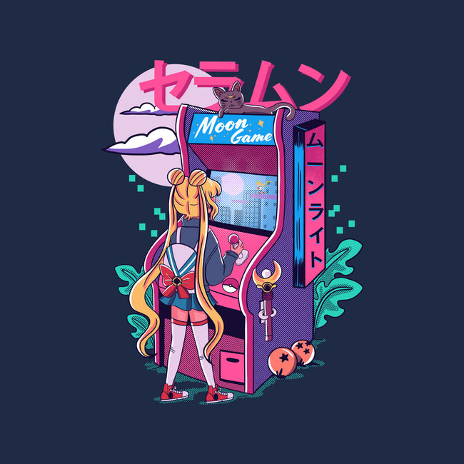 Moon Game-womens basic tee-Conjura Geek