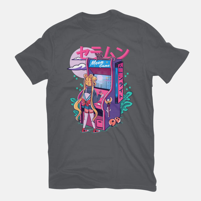 Moon Game-mens heavyweight tee-Conjura Geek