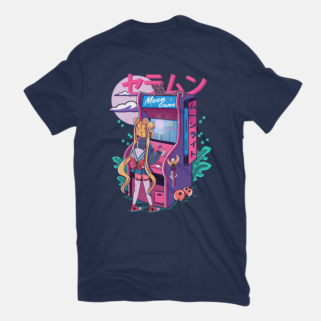 Moon Game-mens heavyweight tee-Conjura Geek