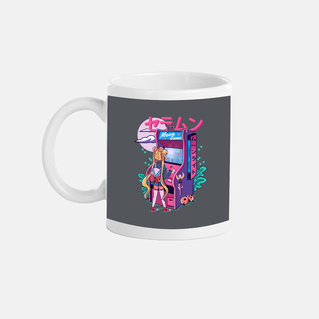 Moon Game-none glossy mug-Conjura Geek