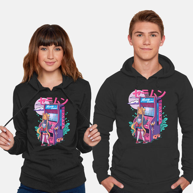 Moon Game-unisex pullover sweatshirt-Conjura Geek