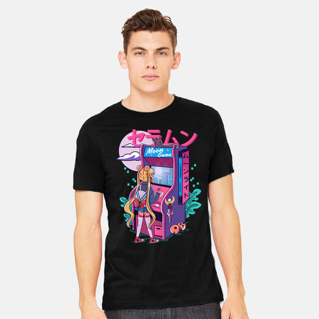 Moon Game-mens heavyweight tee-Conjura Geek