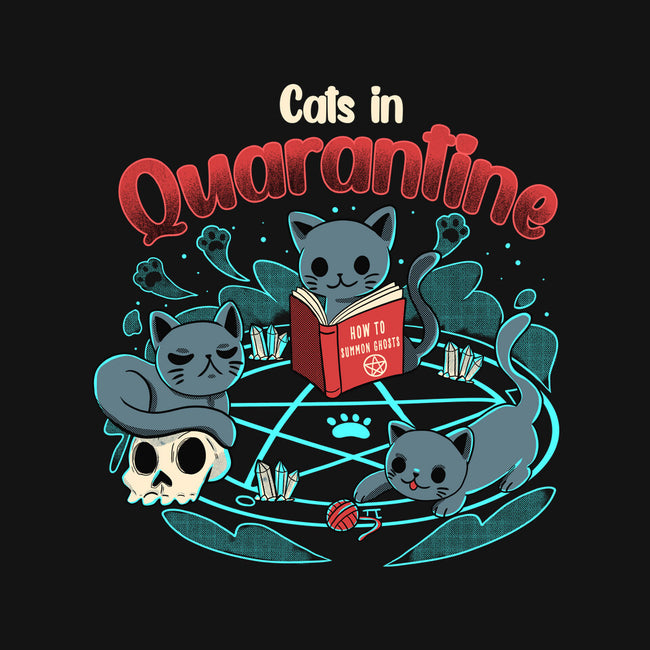 Cats In Quarantine-none polyester shower curtain-Conjura Geek