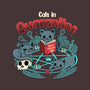 Cats In Quarantine-none basic tote bag-Conjura Geek