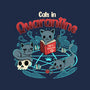 Cats In Quarantine-none polyester shower curtain-Conjura Geek