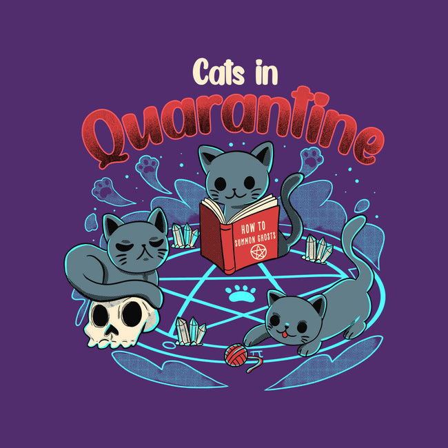 Cats In Quarantine-youth basic tee-Conjura Geek