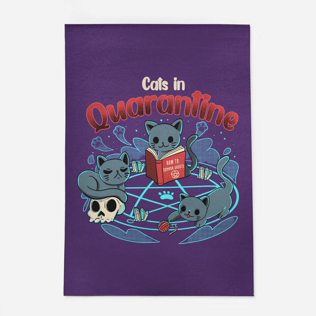 Cats In Quarantine-none indoor rug-Conjura Geek