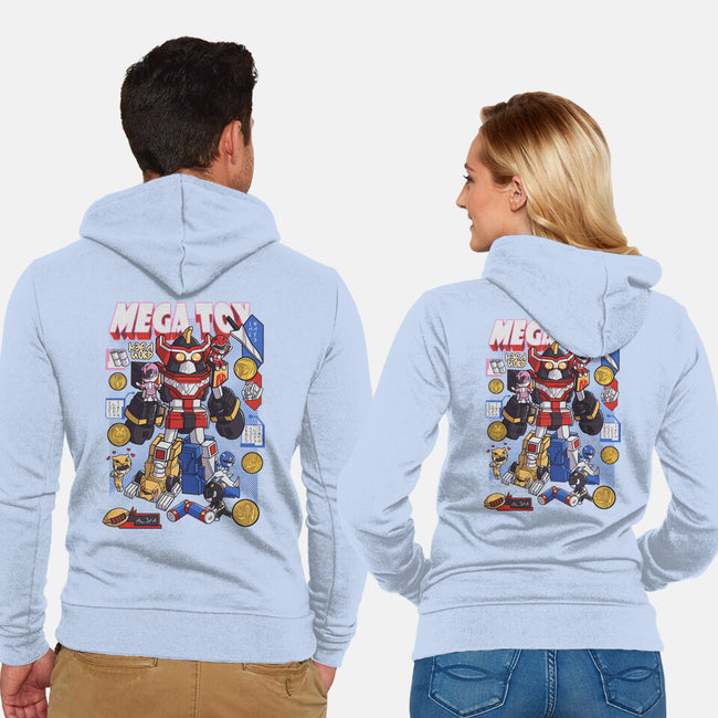 Mega Toy-unisex zip-up sweatshirt-Conjura Geek