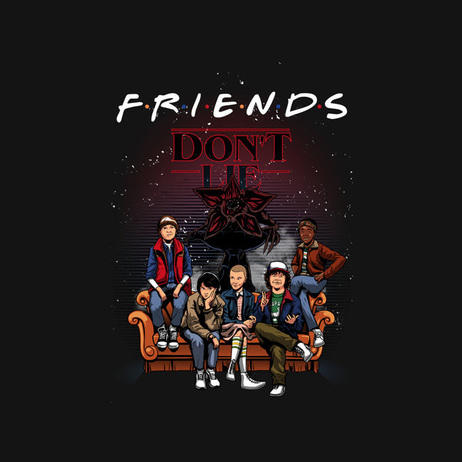 Stranger Friends-none drawstring bag-Conjura Geek