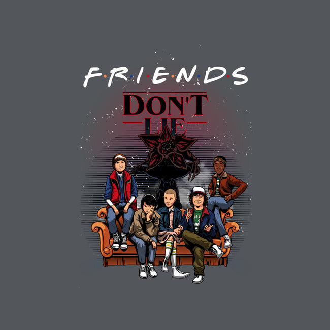 Stranger Friends-none drawstring bag-Conjura Geek