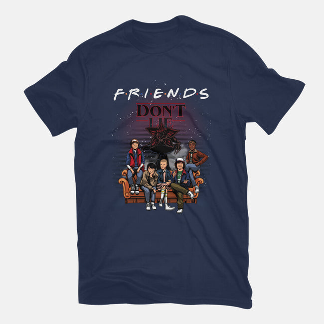 Stranger Friends-mens heavyweight tee-Conjura Geek