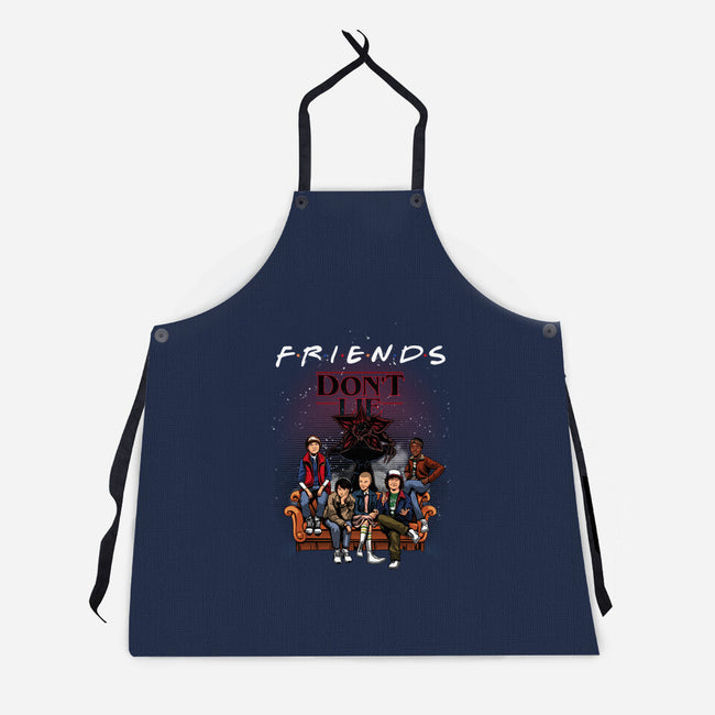 Stranger Friends-unisex kitchen apron-Conjura Geek